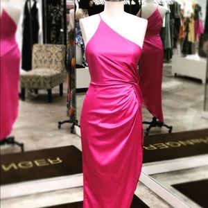 Gorgeous Hot Pink / Magenta Scarf Dress